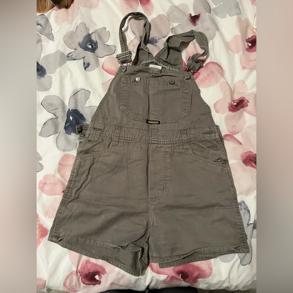 Gasoline Green Overalls